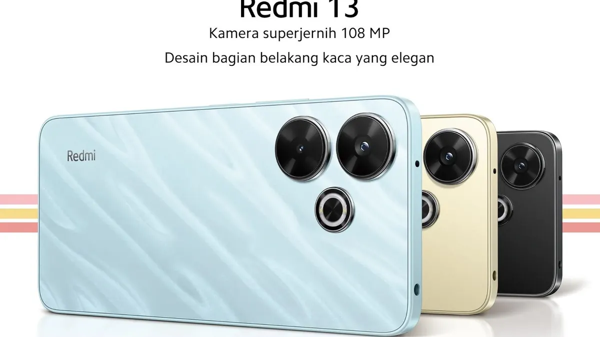 Redmi 13 dibanderol dengan harga Rp1.999.000 dan memiliki beberapa peningkatan dari pendahulunya, Redmi 12.