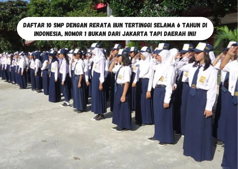 Ilustrasi. SMP dengan Rerata IIUN Tertinggi Selama 6 Tahun di Indonesia