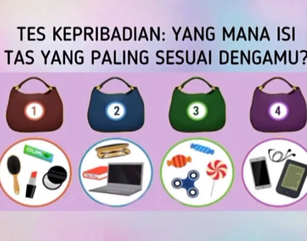 Tes Kepribadian: Apa Isi di Dalam Tasmu? Hasilnya Mengungkap Karakter Aslimu