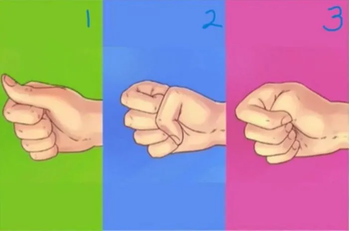 Ilustrasi tes kepribadian lewat cara menggenggam tangan