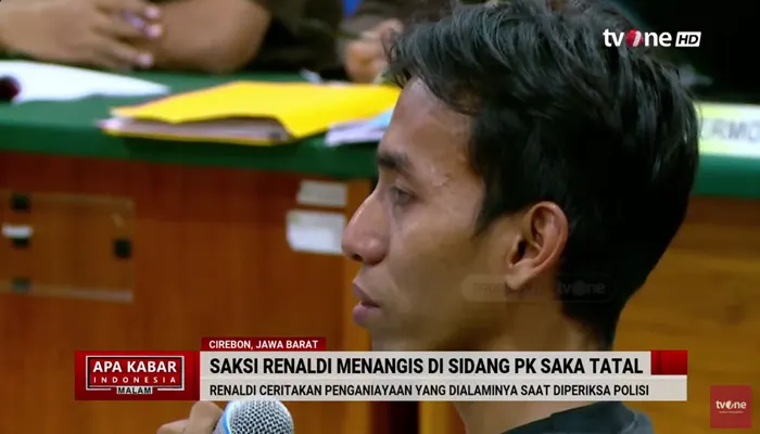 Aldi Renaldi jadi saksi di kasus Vina Cirebon sidan Saka Tatal ceritakan penganiayaan polisi