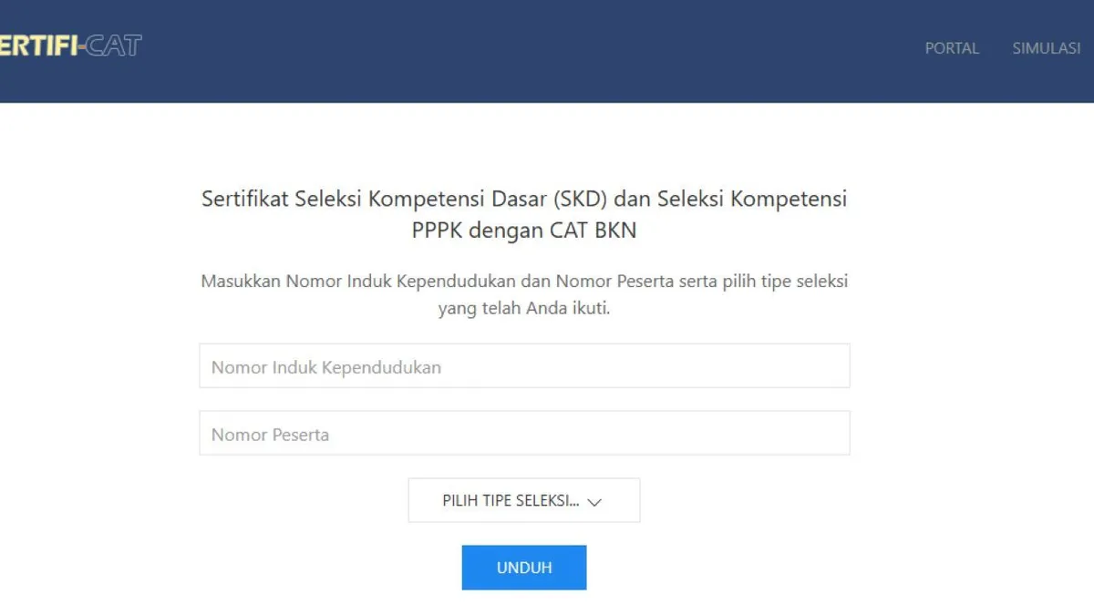 Ilustrasi Mengunduh Sertifikat SKD CPNS 2024