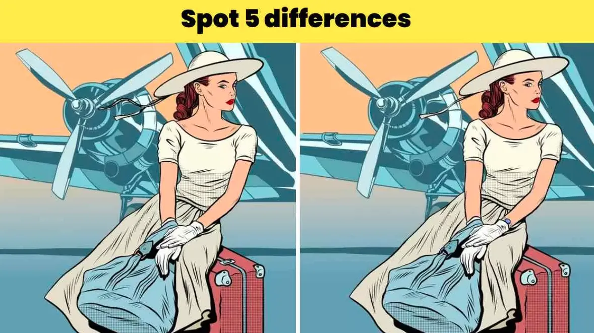 Tes IQ: Kamu Sosok yang Teliti dan Jeli? Coba Temukan 5 Perbedaan pada Gambar Wanita di Bandara Ini, Uji Kemampuan Observasimu