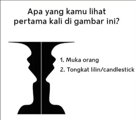 Tes Kepribadian: Muka Orang atau Tempat Lilin Mana Gambar yang Pertama Kali Kamu Lihat? Yuk Coba Tentukan Sekarang