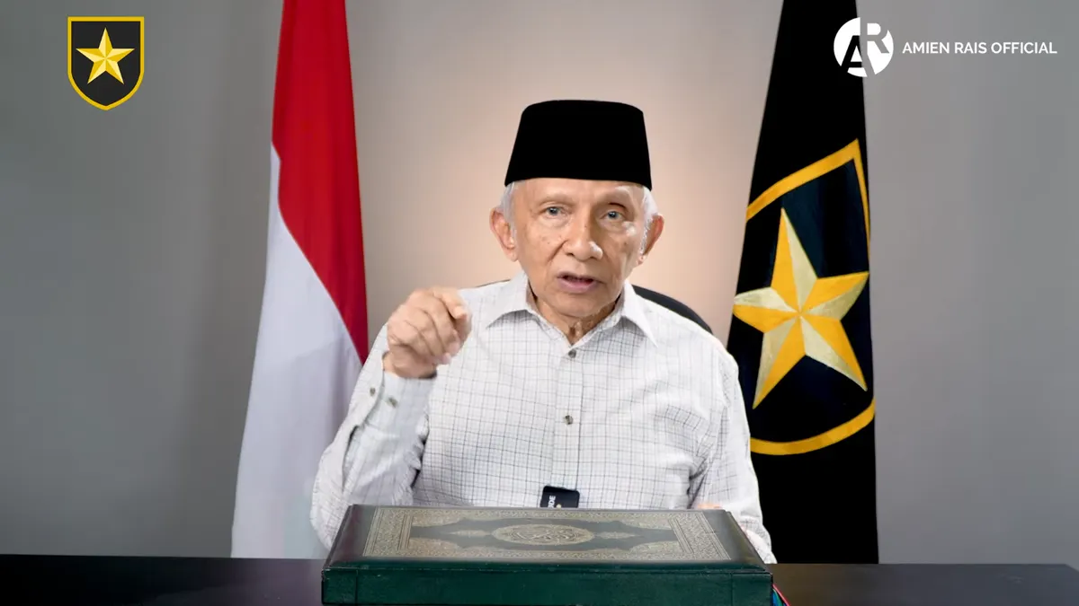 Amien Rais Kritik Pedas Jokowi, Gibran dan Kaesang