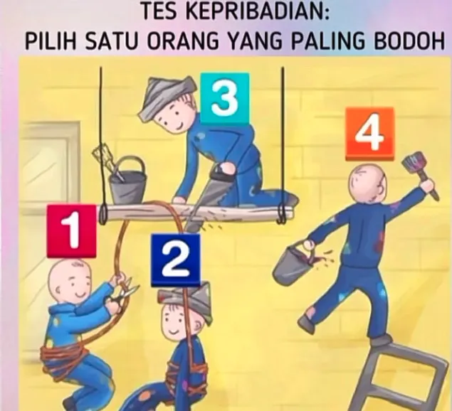 Tes Kepribadian: Pilih Salah 1 Orang yang Paling Bodoh, Cari Tahu Kelebihan dan Kekuranganmu