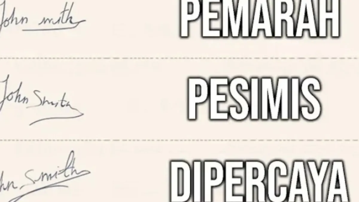 Mengenal 6 Karakter Seseorang dari Tulisan Tangannya