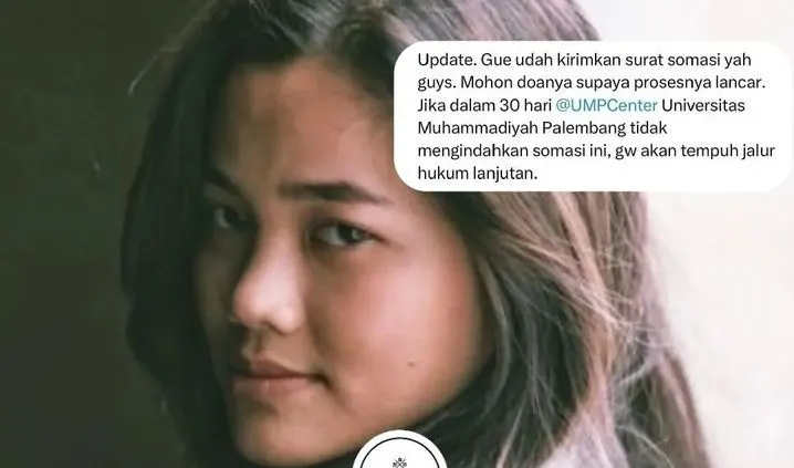 Kasus plagiasi Skripsi mahasiswi UNSRI yang diduga dilakukan oleh mahasiswa UMP hingga terkena somasi