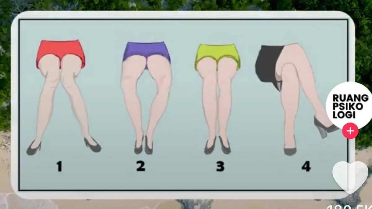 Ilustrasi tes kepribadian lewat posisi duduk favorit