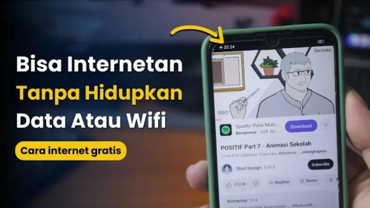 Cara Internetan Gratis Tanpa Perlu Hidupkan Data Seluler dan Wifi