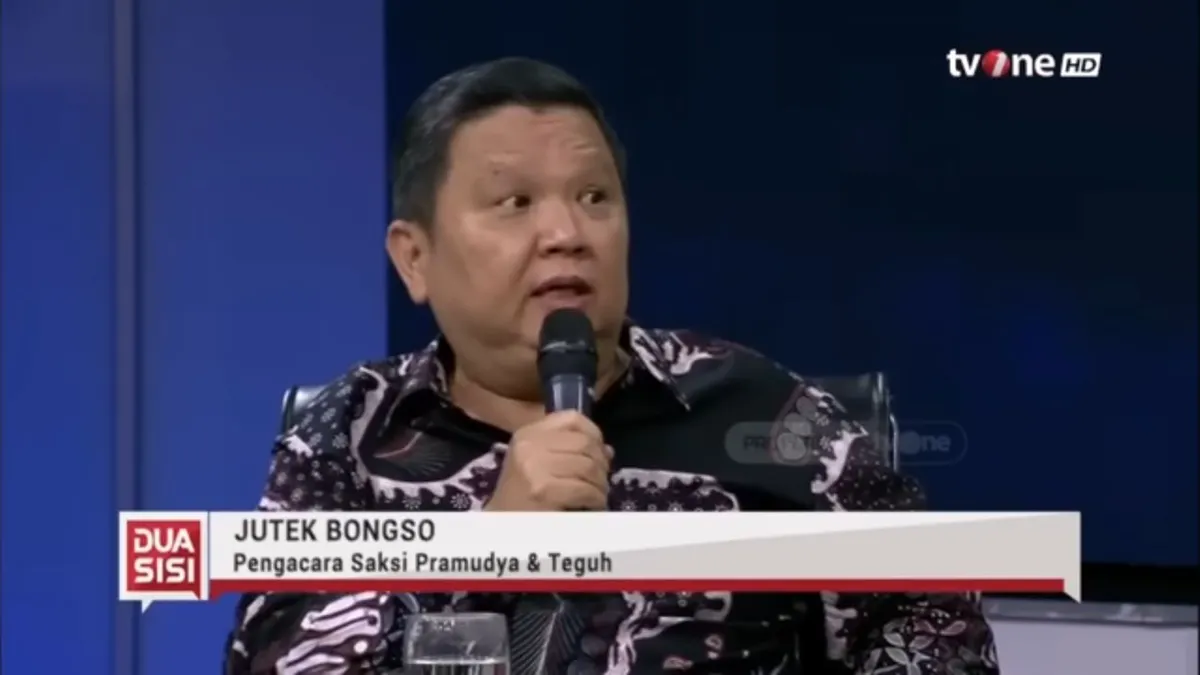 Jutek Bongso, kuasa hukum dari saksi kasus Vina Cirebon