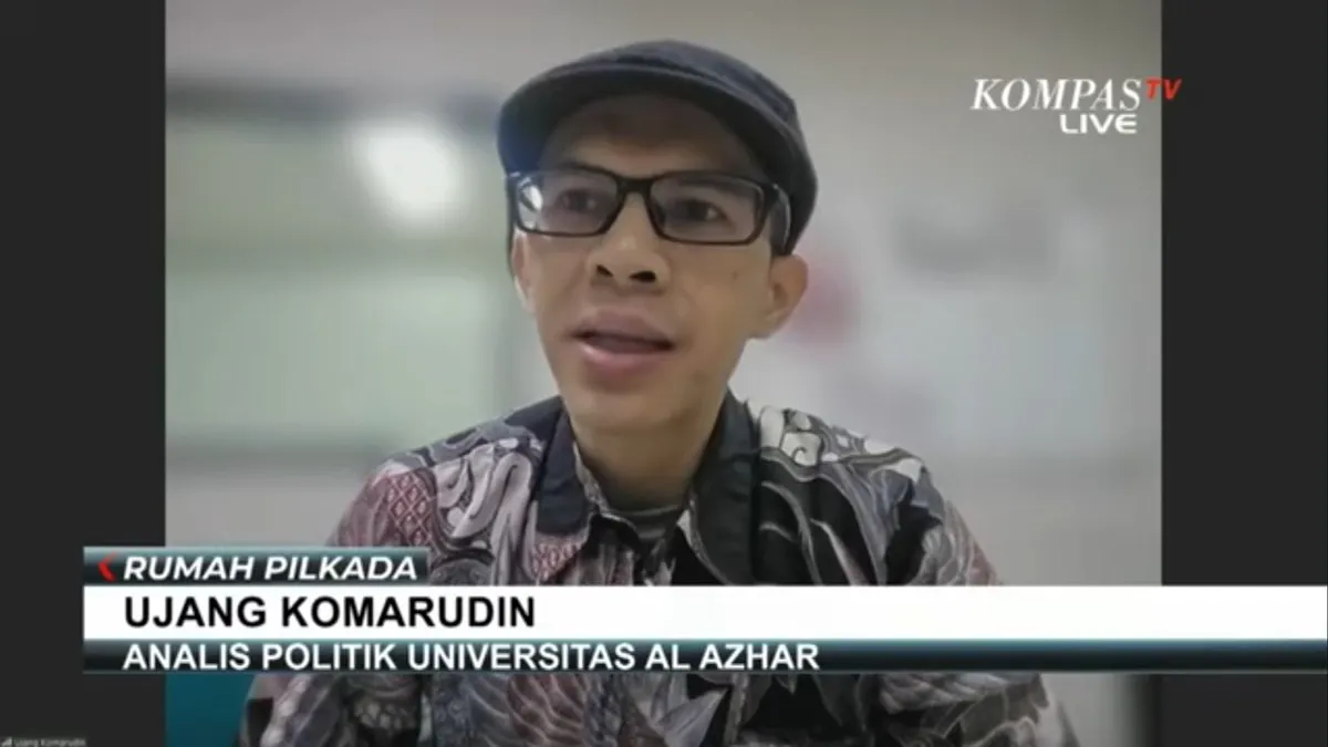 Pengamat Politik dari Universitas Al-Azhar, Ujang Komarudin