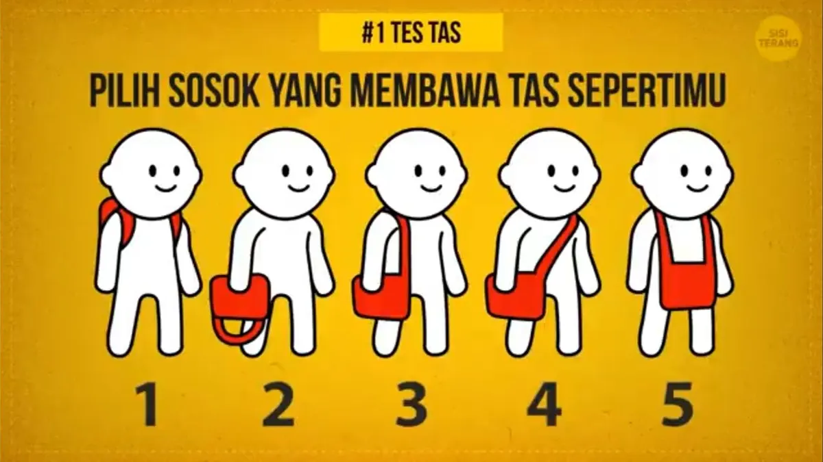Tes Kepribadian: Coba Pilih di Antara nomor 1-5, Caramu Membawa Tas Ungkap Karakter Tersembunyi Kamu Loh