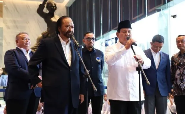 Surya Paloh mengatakan setelah melakukan refleksi yang mendalam, dia memutuskan untuk bergabung dengan pemerintahan Prabowo.