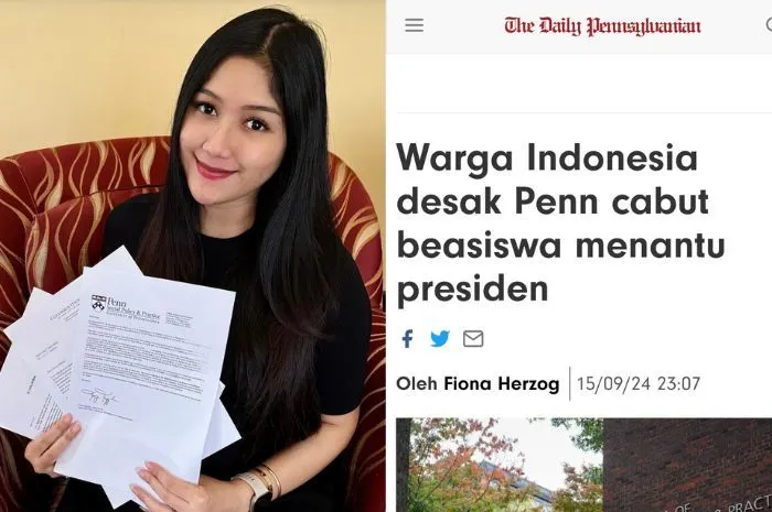 Sebelumnya, istri Kaesang Pangarep itu mengumumkan melalui unggahan Instagram bahwa ia telah menerima beasiswa S-2 di AS.