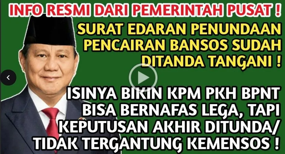 Tidak semua bansos akan ditunda penyalurannya, melainkan hanya bansos yang dananya bersumber dari APBD salah satunya KJP Plus.