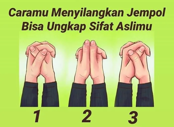 Ungkap Sifat Aslimu Dari Cara Menyilangkan Jempol