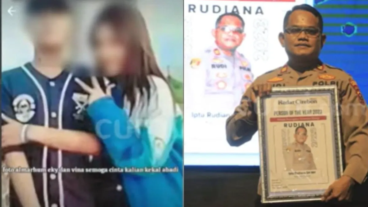 Kolase Foto Kiri Alm. Eki dan Kanan Iptu Rudiana