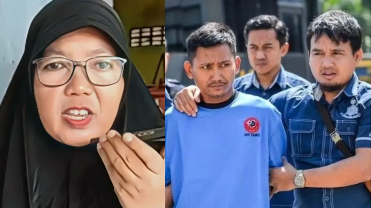 Pegi Setiawan (kanan) dan Sukaesih, ibu kandung dari almarhumah Vina (kiri) yang menuntut polisi agar bisa menangkap pelaku kasus Vina yang sebenarnya.