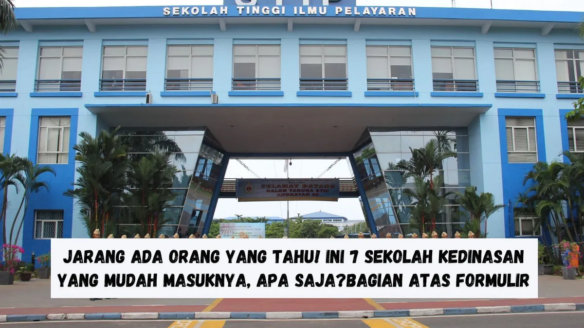 Tahukah kamu bahwa ada beberapa sekolah kedinasan (sekdin) yang peluang masuknya cukup besar karena sepi peminat.