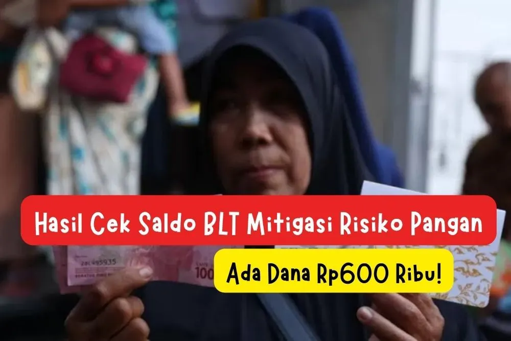 Hasil cek saldo BLT MRP hari ini, Ada dana Rp600ribu ke KPM?