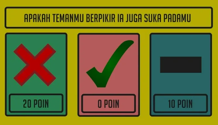 Ilustrasi tes kepribadian cinta