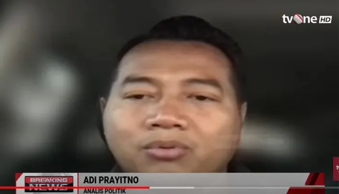 Analis Politik, Adi Prayitno.