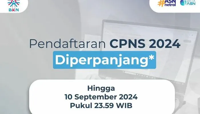 Pendaftaran Seleksi CPNS 2024 Diperpanjang