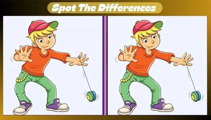 Tes IQ: Coba Cari 3 Perbedaan pada Gambar Laki-Laki Bermain Yoyo Ini!