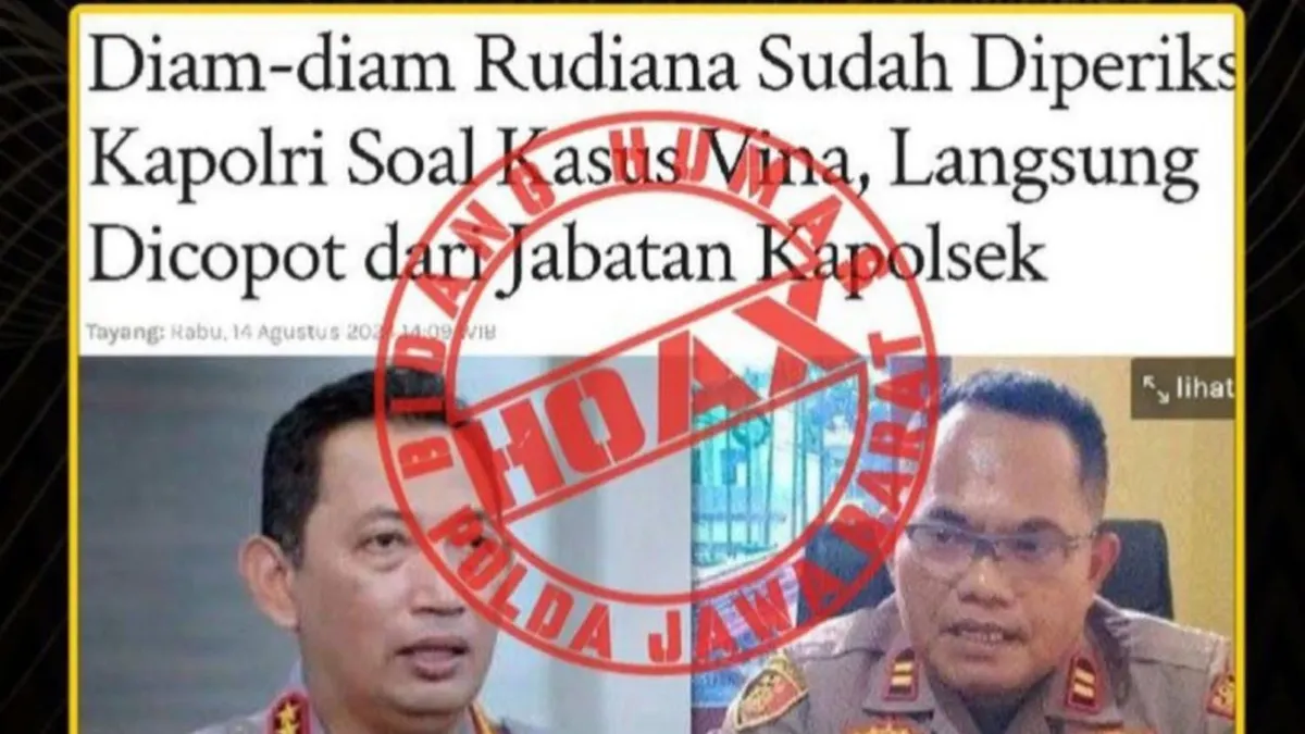 Heboh Rumor Iptu Rudiana Dicopot dari Jabatan di Kapolsek