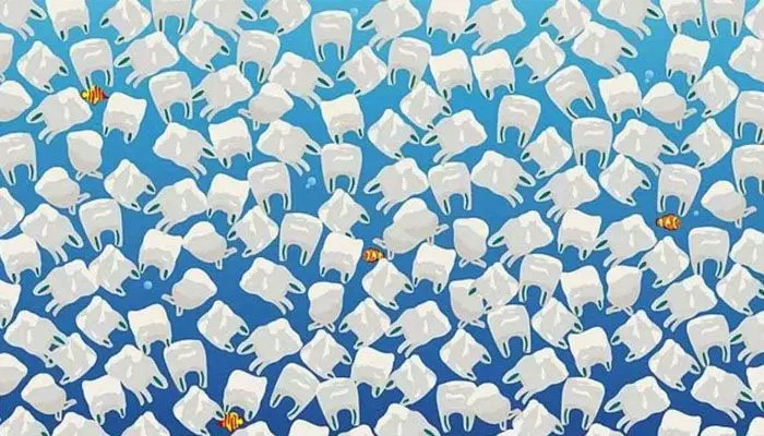 Tes IQ: Temukan Ubur-Ubur di Antara Banyaknya Sampah Kantong Plastik pada Gambar