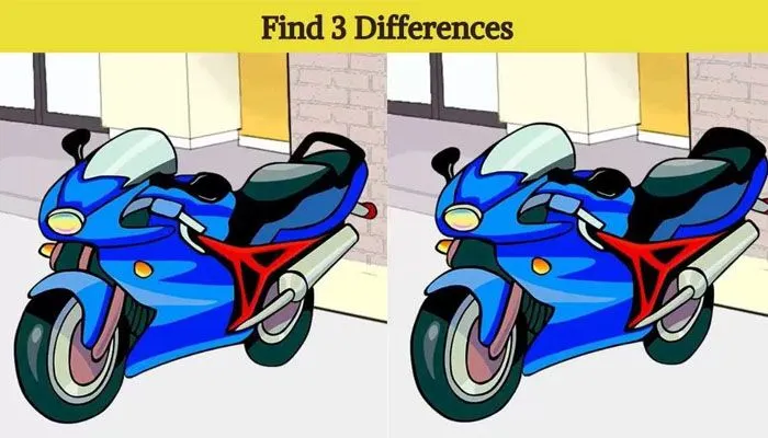 Tes IQ: Coba Temukan 3 Perbedaan pada Gambar Motor Ini, Yakin Bisa?