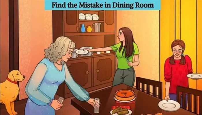 Tes IQ: Apa yang Janggal pada Situasi Ruang Makan pada Gambar?