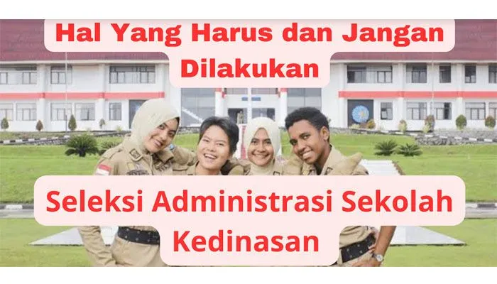 Ilustrasi. Seleksi  Administrasi Sekolah Kedinasa