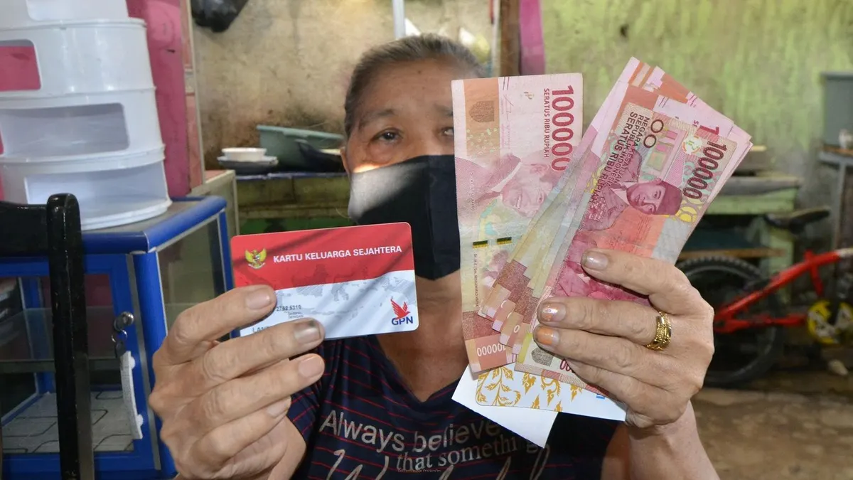 Ilustrasi KPM Bansos