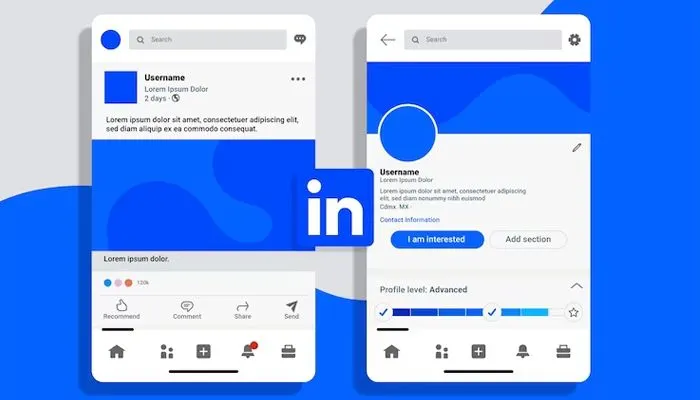 Ilustrasi Profil LinkedIn