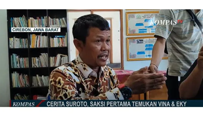Suroto, saksi pertama yang temukan Vina dan Eky
