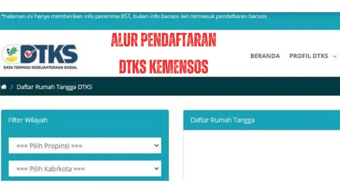  Cara Agar Namamu Terdaftar di DTKS Kemensos Sebagai Penerima Bansos
