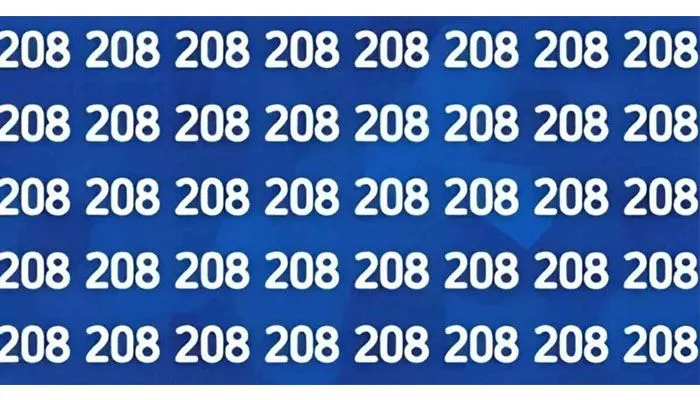 Tes Penglihatan: Yuk Latihan dengan Cari Angka 280 di Antara Deretan Angka 208