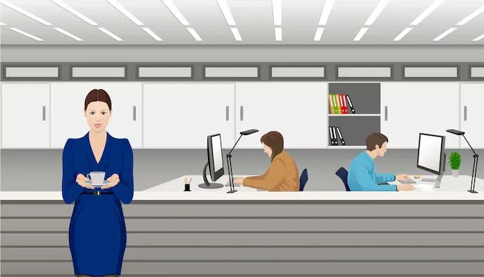 Ilustrasi. Teller Bank