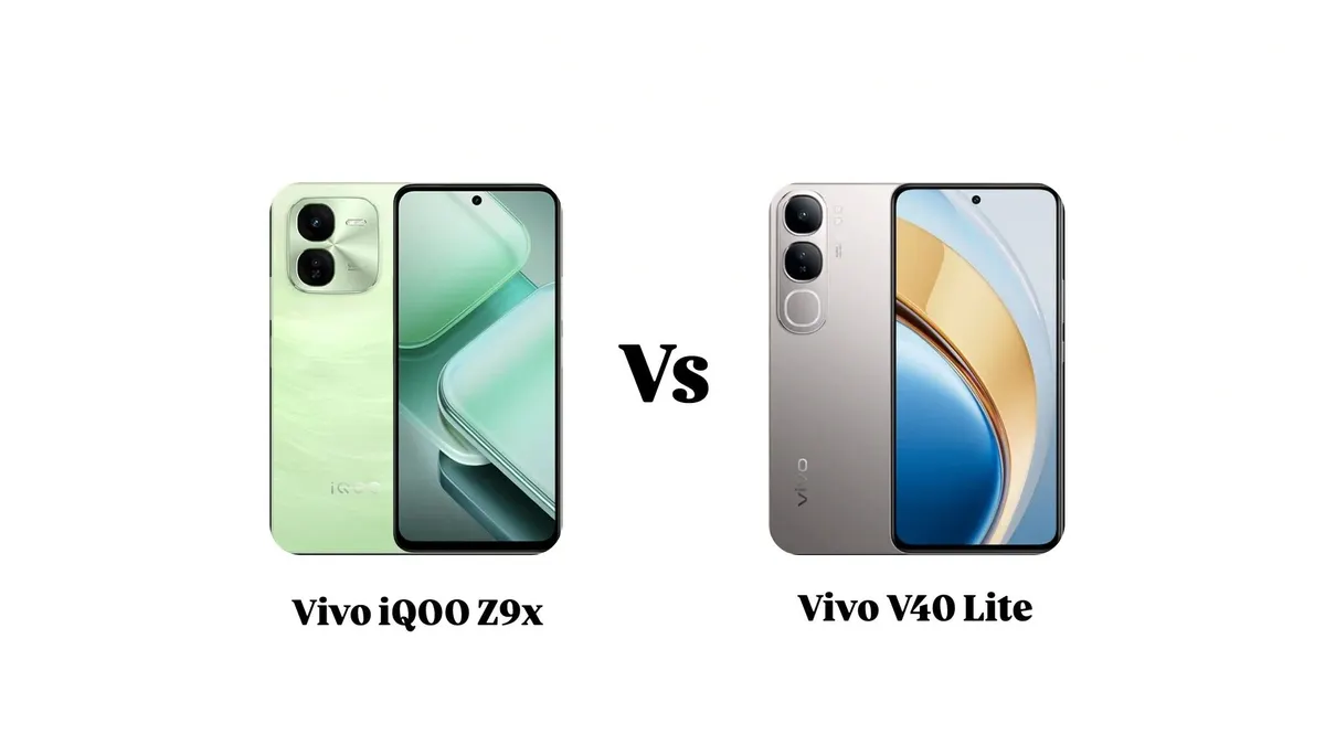 Vivo V40 Lite 4G dan Vivo iQOO Z9x termasuk dalam smartphone Vivo yang rilis pada tahun yang sama tahun 2024.