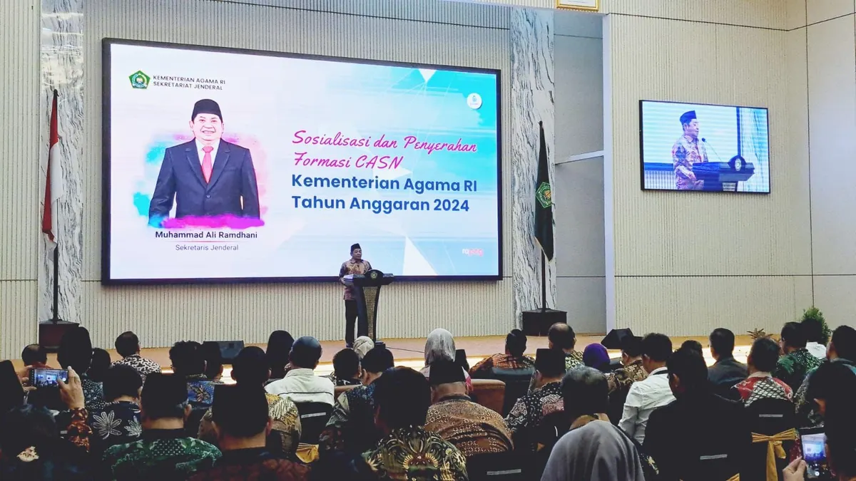Kemenag buka 110.533 formasi Calon Aparatur Sipil Negara baik CPNS maupun PPPK tahun 2024