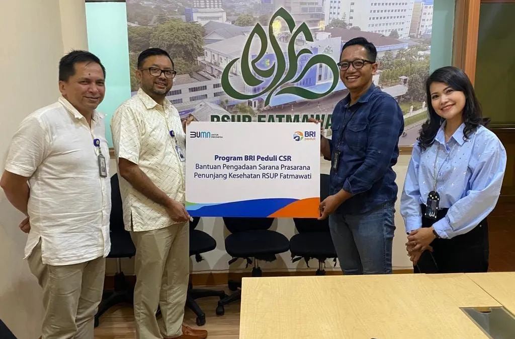 BRI Kantor Cabang Fatmawati memberikan bantuan pengadaan sarana prasarana penunjang kesehatan Kepada Rumah Sakit Umum Pusat (RSUP) Fatmawati Jakarta.