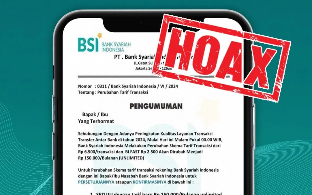 PT Bank Syariah Indonesia Tbk (BSI) mengimbau kepada nasabah agar tetap waspada terhadap berbagai modus penipuan online.