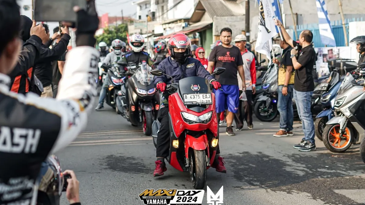 Ratusan Biker Ramaikan Maxi Yamaha Day 2024 Perdana di Banten