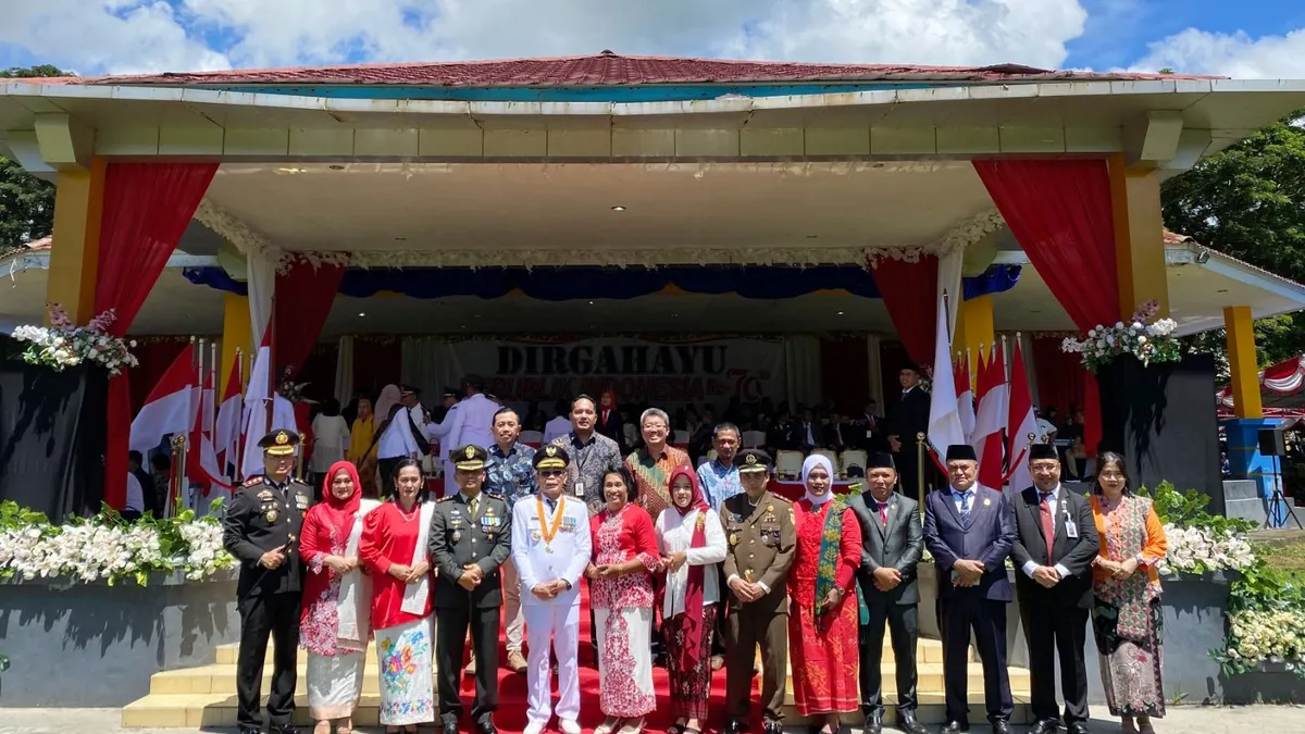 Upacara HUT RI ke-79 di Tobelo Halut Dihadiri NHM