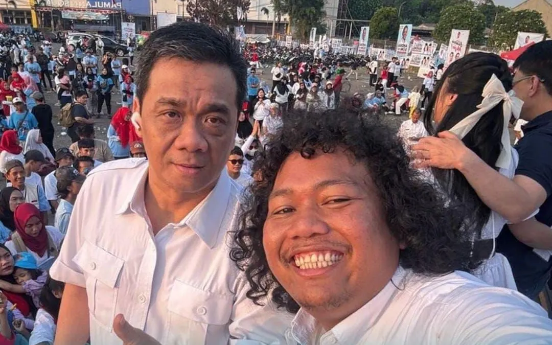 Bakal paslon Walikota dan Wakil Walikota Tangsel Ahmad Riza Patria-Marshel Widianto.