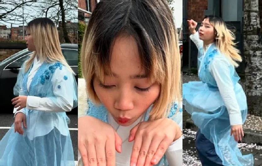 Kolase potret Zara anak Ridwan Kamil pamer rambut pirang