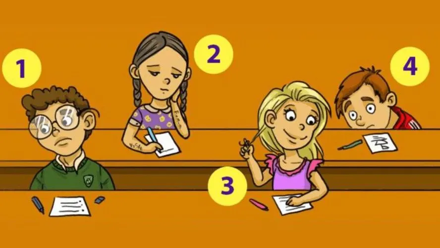Tes IQ: Gunakan Logikamu dan Temukan Siswa Mana yang Menyontek Saat Ujian? Kerahkan Kemampuan Detektif yang Kamu Miliki
