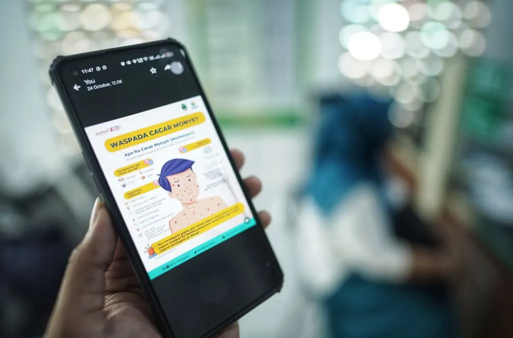 Sosialisasi bahaya cacar monyet atau mongkeypox di Puskesmas Banjaran Kota, Jalan Pajagalan, Kota Bandung